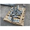 Image 2 : SMALL GALVANIZED STEEL PLASTIC CANVAS SIDED COMMERCIAL EVENT TENT - 3 PALLETS TOTAL