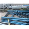 Image 3 : STACK OF BLUE ARPAC INDUSTRIAL PALLET RACKING & PALLET OF DECKING