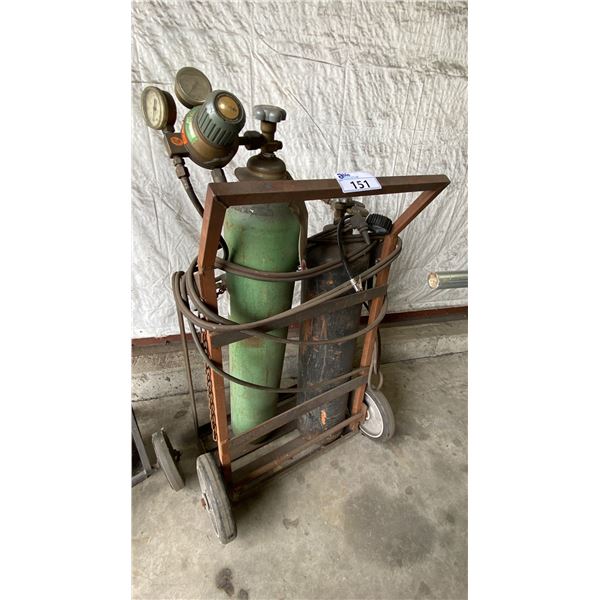 MOBILE WELDERS TANK DOLLY *TANKS NOT INCLUDED*