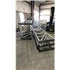 Image 5 : GROUP OF APPROX 12 LARGE WELDED GALVANIZED STEEL STRUCTURE COMPONENTS- APPROX 17 FT LONG