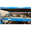 Image 2 : 4 TIER BLUE WELDED METAL SHELVING UNIT WITH ASSORTED SHOP CONTENTS