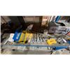 Image 4 : 4 TIER BLUE WELDED METAL SHELVING UNIT WITH ASSORTED SHOP CONTENTS