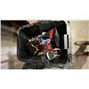 Image 3 : 2 TIER MOBILE WORKSHOP CART WITH ASSORTED SHOP CONTENTS- TOOLS, HARDWARE, SPRAY PAINT & MORE