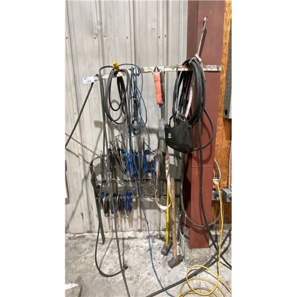 HEADACHE RACK WITH ASSORTED C-CLAMPS
