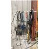 Image 1 : HEADACHE RACK WITH ASSORTED C-CLAMPS