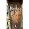 Image 3 : JOB BOARD & WALL OF ASSORTED HAND TOOLS