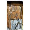 Image 4 : JOB BOARD & WALL OF ASSORTED HAND TOOLS