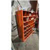 Image 3 : ORANGE METAL HARDWARE CABINET WITH ASSORTED HARDWARE