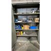 Image 3 : BLUE 2 DOOR CABINET WITH ASSORTED WELDING CONTENTS