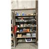 Image 1 : 6 TIER SHELVING UNIT WITH ASSORTED HARDWARE CONTENTS