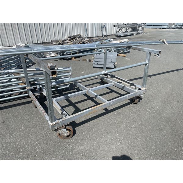 LARGE METAL MOBILE MATERIAL RACK/CART
