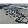 Image 2 : LARGE METAL MOBILE MATERIAL RACK/CART