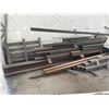 Image 3 : ASSORTED STEEL STOCK CONTENTS IN OUTDOOR TENT BUILDING
