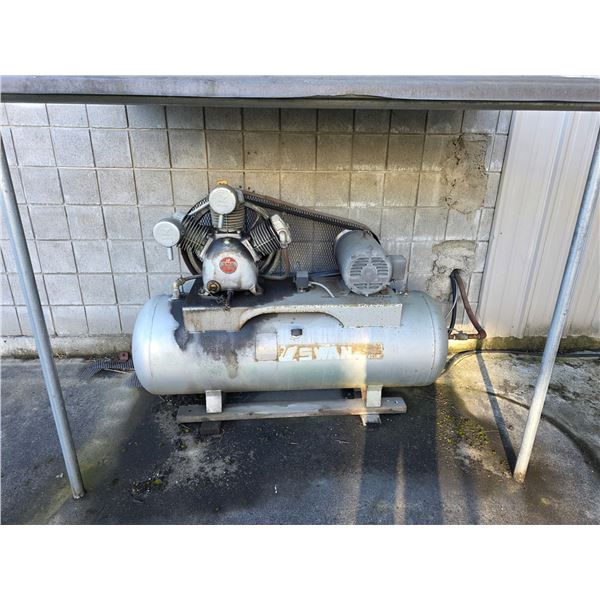 SWAN GREY METAL HORIZONTAL INDUSTRIAL AIR COMPRESSOR