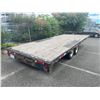 Image 2 : 2009 SNAKERIVER CO. FLATDECK TRAILER, BLACK VIN 5PTBF202991012491,