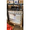 Image 1 : LA CORNUE CORNUF 90 ALBERTINE 36, 36" DUAL FUEL RANGE WITH 5 GAS BURNERS, ELECTRIC CONVECTION OVEN