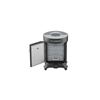 Image 4 : ALCHEMY MODEL AG-GS24. MATTE BLACK MOBILE GRILL + SMOKER