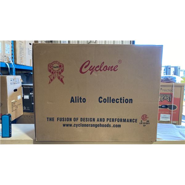 CYCLONE MODEL PTB-56. 30" STAINLESS STEEL UNDER CABINET RANGE HOOD