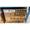 Image 1 : BROIL KING MODEL 874217. BARON 320 PRO BLACK STAINLESS STEEL NATURAL GAS GRILL WITH BLUE LED LIGHT