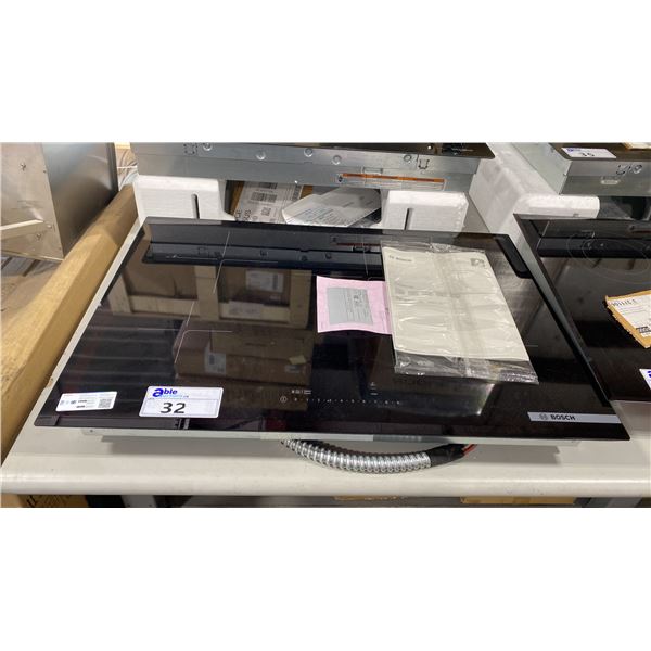 BOSCH MODEL NIT8061UC. BUILT IN ELECTRIC SMART COOKTOP WITH TOUCH CONTROLS, AUTO CHEF TECHNOLOGY,