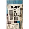 Image 2 : HAIR MODEL HC45SG42SB. 4.5 CU FT BLACK COMPACT MINI REFRIGERATOR