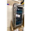 Image 1 : CAVAVIN MODEL V-028WDZ. 15" COMPACT DUAL ZONE WINE COOLER *HAS DAMAGE ON TOP FRONT CORNERS*