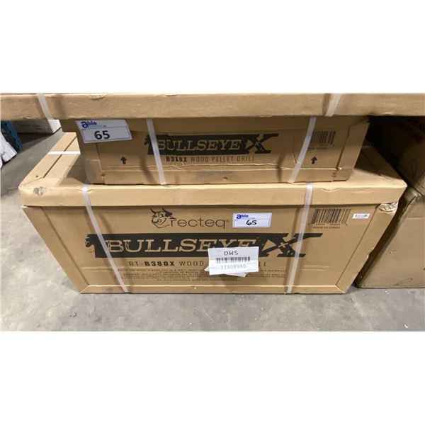 RECTEQ MODEL RT-B380X. BULLSEYE DELUXE KETTLE STYLE SMART WOOD PELLET GRILL WITH 380 SQ IN COOKING