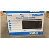 Image 1 : DANBY MODEL DBMW1126BBS. 1.1 CU FT BLACK/STAINLESS STEEL COUNTERTOP MICROWAVE