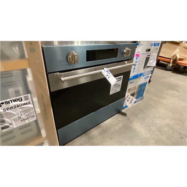 SMEG MODEL SOU3300TX2. 30" 3.92 CU FT STAINLESS STEEL BUILT IN SINGLE ELECTRIC WALL OVEN WITH MULTI