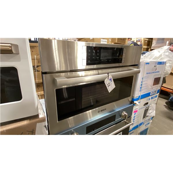 BOSCH MODEL HSLP451UC. BENCHMARK SERIES 30" STAINLESS STEEL BUILT IN STEAM CONVECTION OVEN WITH DUAL