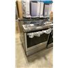 Image 1 : G.E APPLIANCES MODEL JCS840SM5SS. 30" STAINLESS STEEL SLIDE IN ELECTRIC RANGE WITH TRUE EUROPEAN