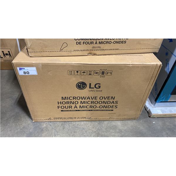 LG MODEL MVEL2125X. 30" SMART OVER-THE-RANGE MICROWAVE OVEN