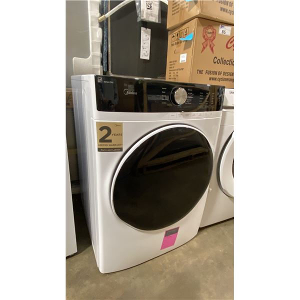 MIDEA MODEL MLE52N3AWW. EXTRA-LARGE 8.0 CUBIC FEET STACKABLE FRONT-LOAD ELECTRIC DRYER IN WHITE