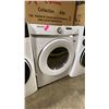 Image 1 : SAMSUNG MODEL DVE45T6005W. 27-INCH FRONT-LOAD STACKABLE ELECTRIC DRYER FINISHED IN WHITE, 7.5 CU.FT.