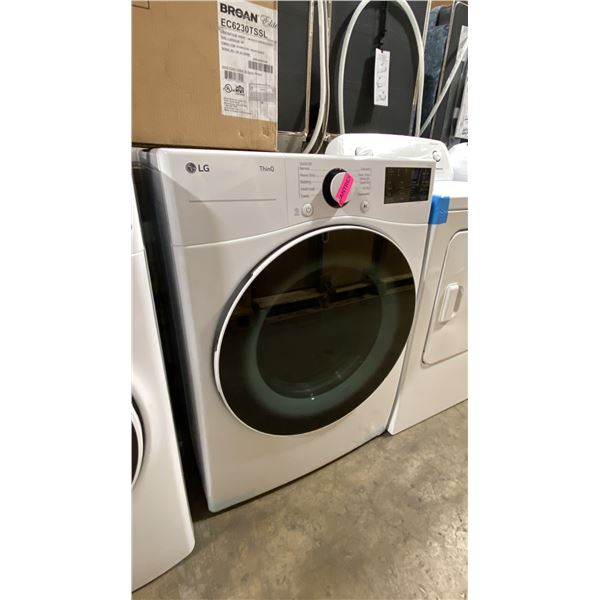 LG MODEL DLE3600W. 27-INCH FRONT-LOAD SMART ELECTRIC DRYER FINISHED IN WHITE