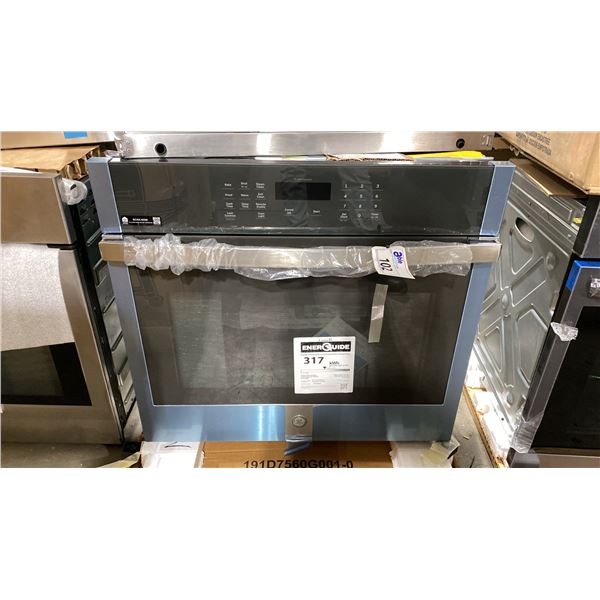 GE MODEL JTS3000SNSS. 30-INCH SMART BUILT-IN SINGLE ELECTRIC WALL OVEN, FRAMELESS STAINLESS STEEL