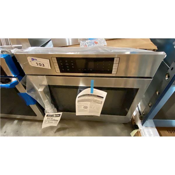 BOSCH MODEL HBLP451RUC/09. 30-INCH BUILT-IN SINGLE ELECTRIC WALL OVEN FINISHED IN CLEAN STAINLESS ST