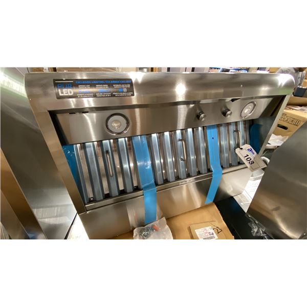 BROAN HOOD FANS MODEL E64E30SSLC. BROAN ELITE 64 HOOD, 30-INCH UNDER-CABINET RANGE HOOD SHELL