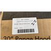 Image 3 : BROAN MODEL BP130WHN. RANGE HOOD, 30 INCH EXTERIOR WIDTH, UNDER-CABINET, HALOGEN