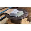 Image 2 : PARAMOUNT FP-450 BRONZE CAST ALUMINUM OVAL PROPANE OUTDOOR FIRE TABLE WITH CONVERTIBLE BURNER