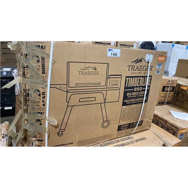 TRAEGER MODEL TFB85WLEC. TIMBERLINE 850 WIFI WOOD PELLET GRILL & SMOKER