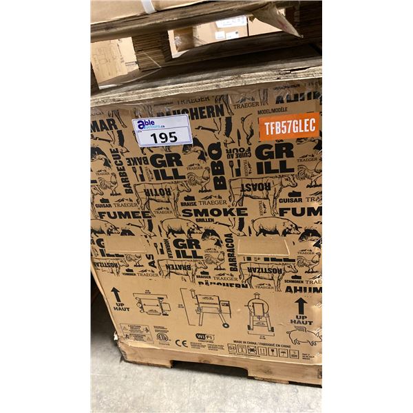TRAEGER MODEL TFB57GLEC. PRO 575 WI-FI ENABLED WOOD PELLET GRILL BBQ IN BLACK