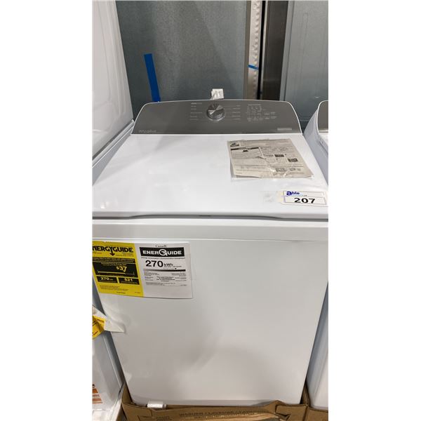 WHIRLPOOL MODEL WTW4000SWO. 4.5 CU. FT. I.E.C. TOP LOAD IMPELLER WASHER, WHITE