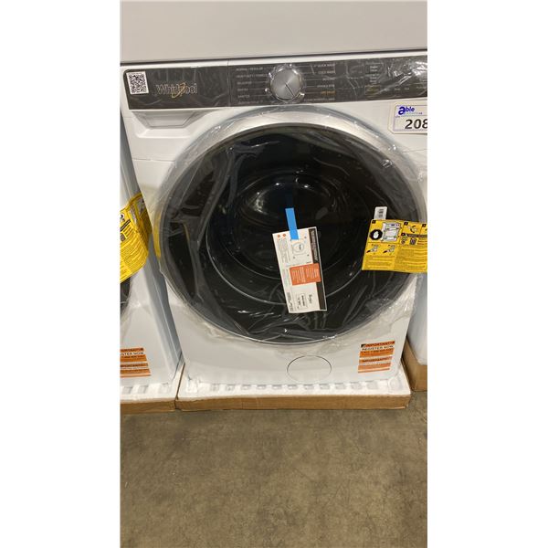 WHIRLPOOL MODEL WFW6720RW. 5.8 CU. FT. I.E.C. SMART FRONT LOAD ENERGY STAR CERTIFIED WASHER
