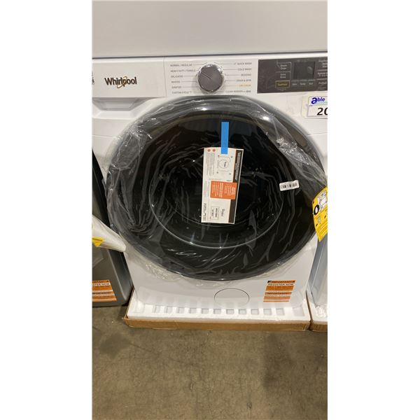 WHIRLPOOL MODEL WFW5720RW0. 5.2 CU. FT. I.E.C. SMART FRONT LOAD ENERGY STAR CERTIFIED WASHER
