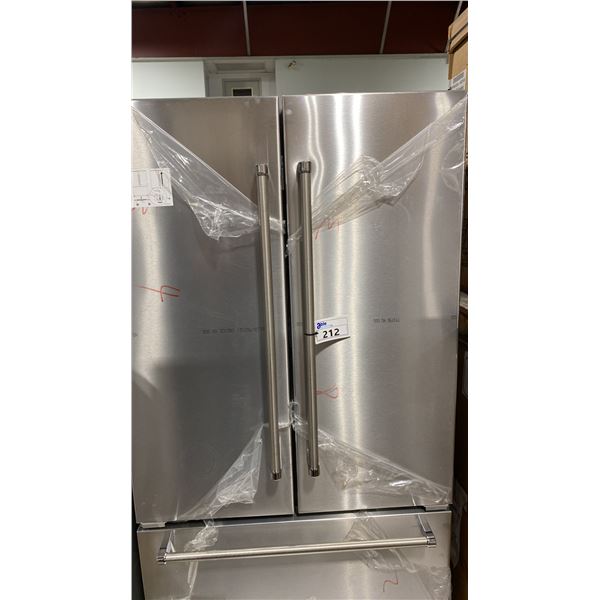 KITCHENAID MODEL KRFC302ESS09. 36" 22 CU FT COUNTER DEPTH FRENCH DOOR REFRIGERATOR WITH INTERIOR