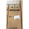 Image 2 : BROAN MODEL BU330WW. WHITE 30" UNDER CABINET RANGE HOOD WITH 260 MAX BLOWER CFM