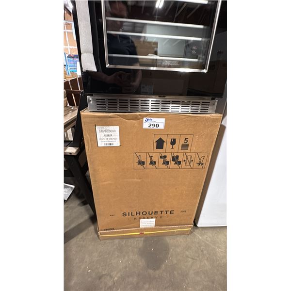 SILHOUETTE RESERVE MODEL SRVBC050R. 24" RIGHT HAND BUILT IN BEVERAGE CENTER