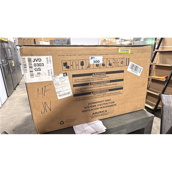 JENNAIR MODEL JVD0303GS00. DOWNDRAFT VENT