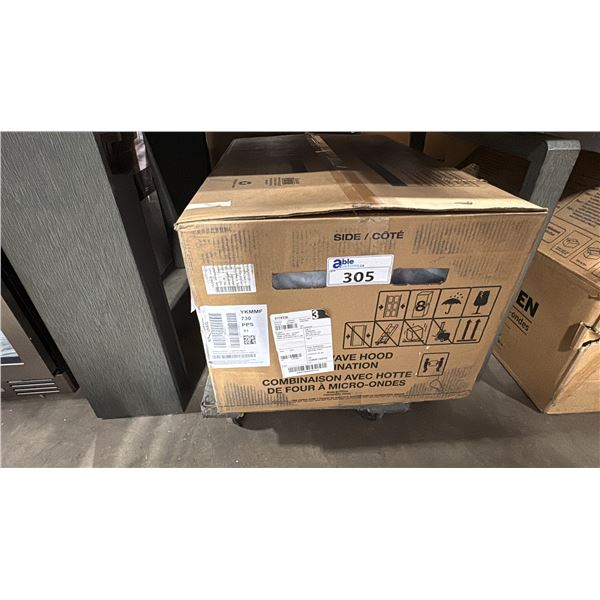KITCHENAID MODEL YKMMF730PPS. 30" MULTIFUNCTION OVER THE RANGE MICROWAVE IN STAINLESS STEEL